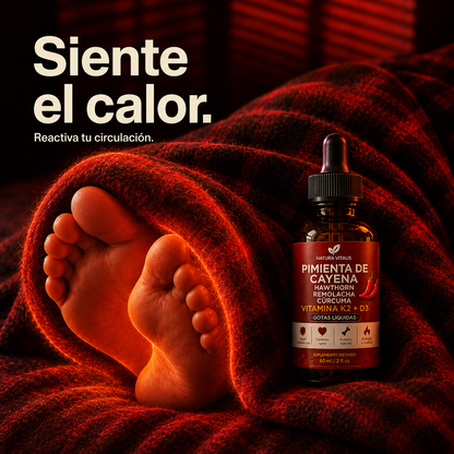 Extracto en Gotas de Pimienta Cayena