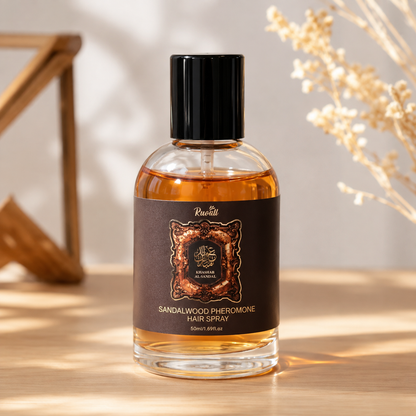 Perfume para Cabello con Feromonas — Aroma Sándalo, Hidratante, sin Alcohol PF™