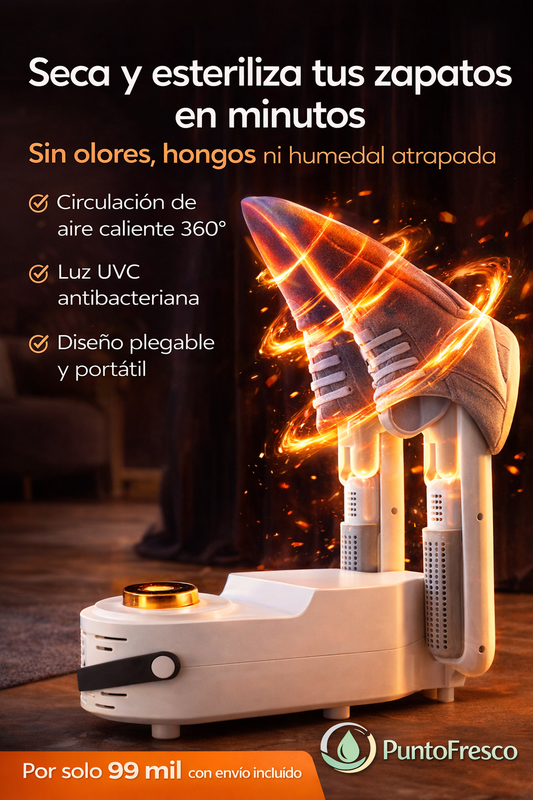 🌿FrescoZapato Secador & Esterilizador de Zapatos