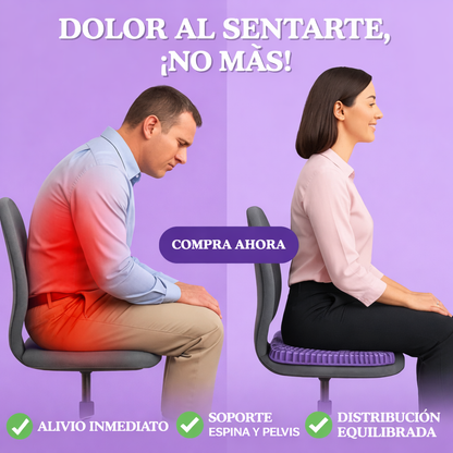 Cojin Terapéutico Siliconado de Gel Flexible - FrescoAsiento 💺💙