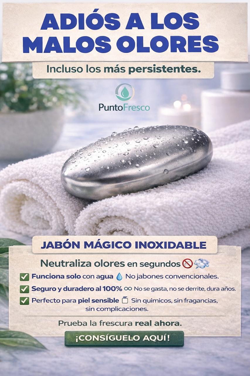 Jabón Mágico Inoxidable PuntoFresco 🪄✨