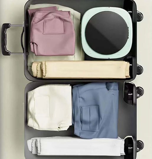 Mini Lavadora Portátil Plegable 6L con Temporizador y Cesta de Drenaje