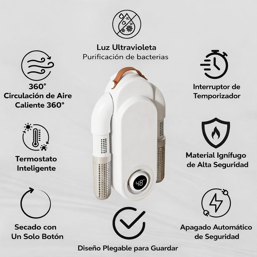 🌿FrescoZapato Secador & Esterilizador de Zapatos