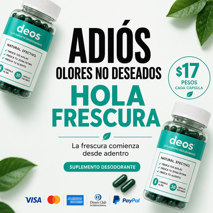 Desodorante Natural en Cápsulas Deos™